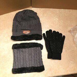 AllMatch Hat Scarf & Gloves Set